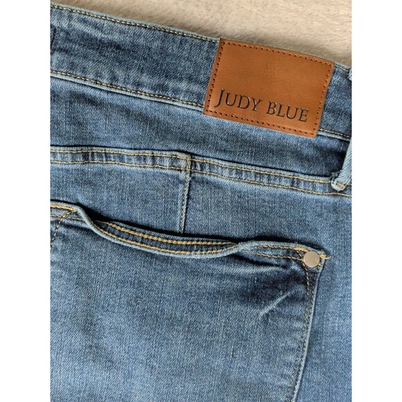 Judy Blue Mid Rise Tummy Control Vintage Straight Denim Jeans Women’s 24W Blue - Picture 10 of 10